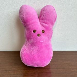 Pink Peeps Candy Marshmallow Stuffed Toy Bunny